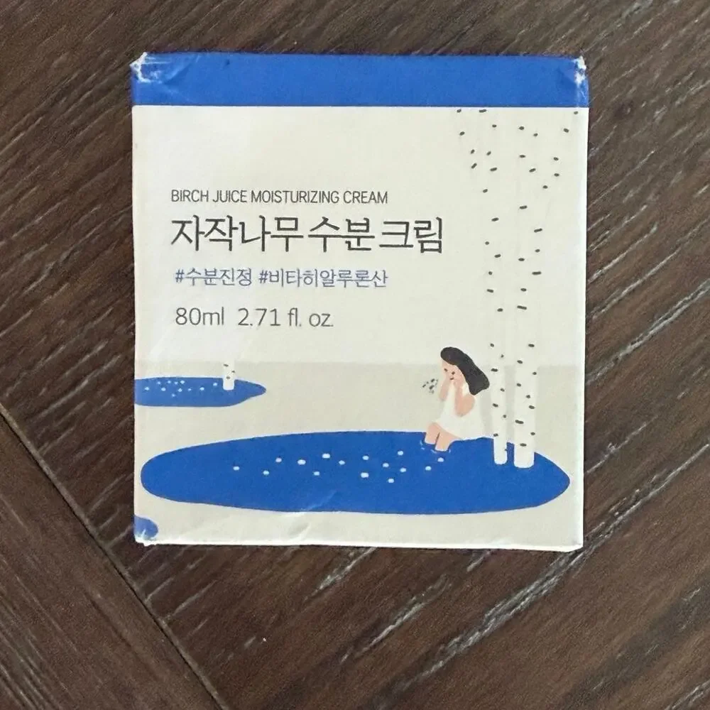 ROUND LAB Birch Juice Moisturizing Cream 2.7 oz/80ml Korean Hydrating Gel Cream